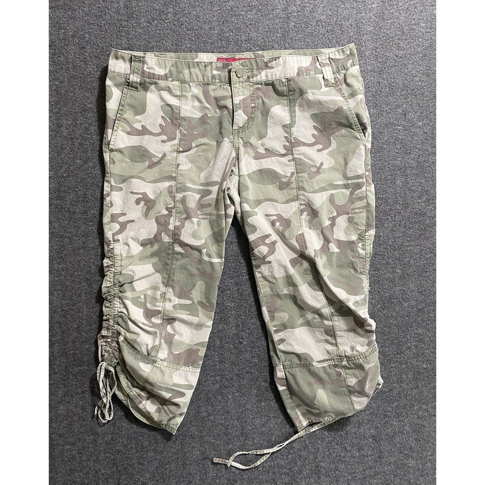 SO Camo Military Everyday Cargo Pants Green Tan Size 11